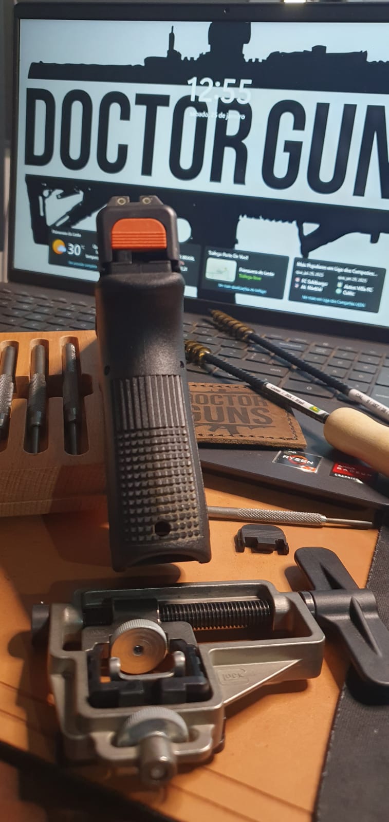 Bastidores Doctor Guns — rotina técnica 19