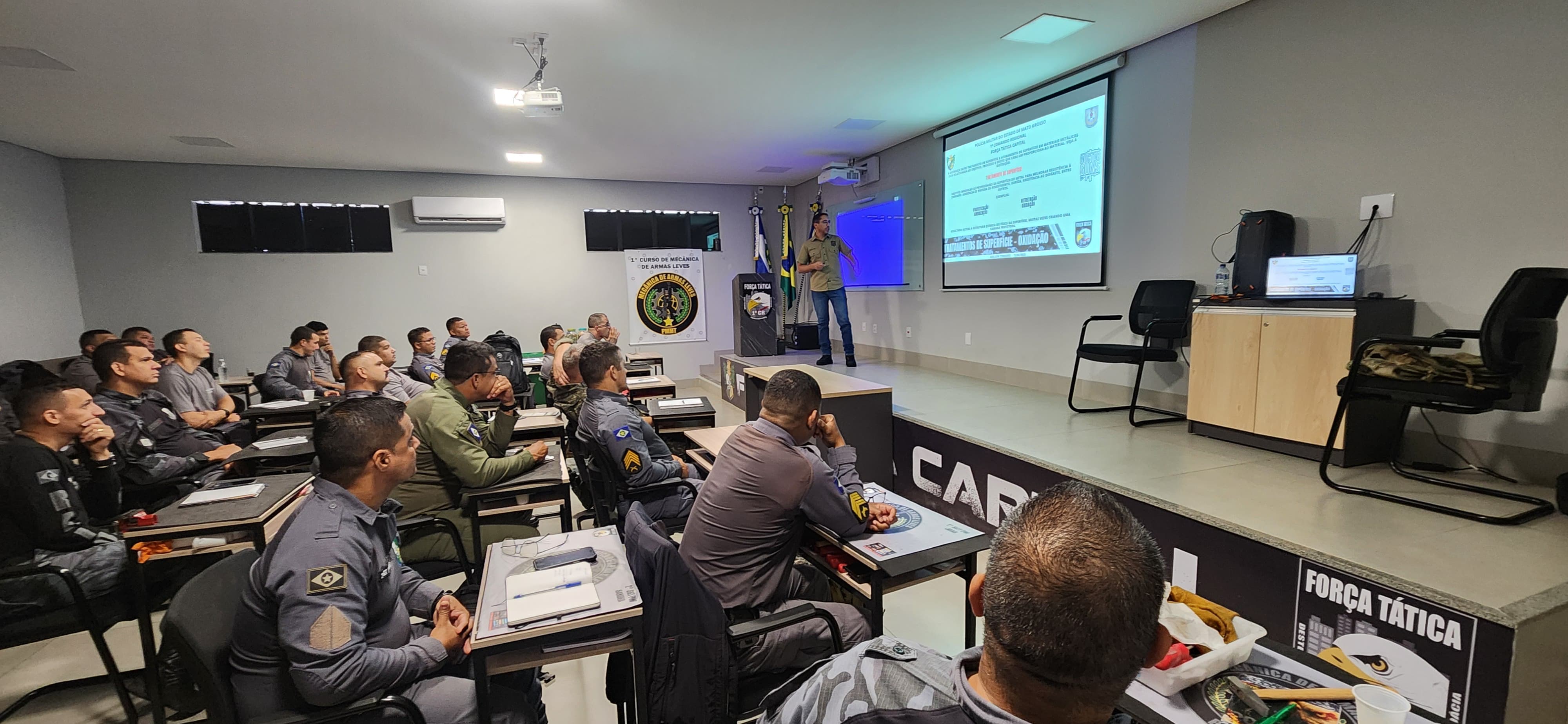 Bastidores Doctor Guns — rotina técnica 44